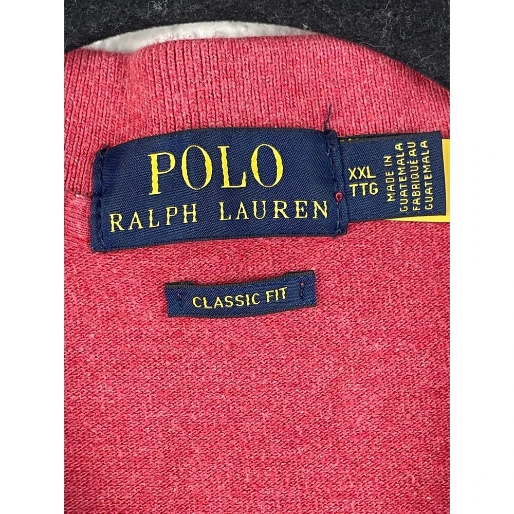 Polo Ralph Lauren Polo Shirt Lot of 3‎ Mens XXL 2XL Classic Fit Red Lt Gray Gray